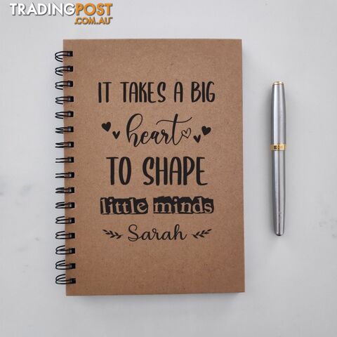 Big Heart - Personalised Notebook for Teacher