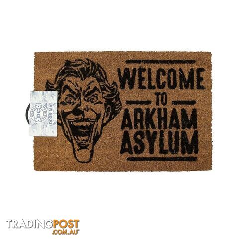 DC Comics Batman The Joker Welcome to the Arkham Asylum Doormat