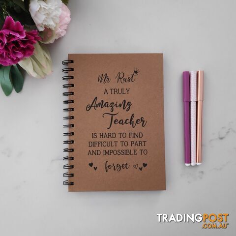 Amazing Teacher - Personalised Notebook for Teacher