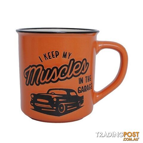 Muscles In The Garage Manly Mug