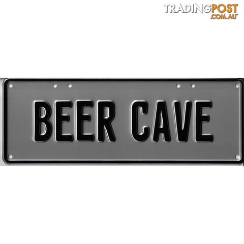 Beer Cave Novelty Number Plate