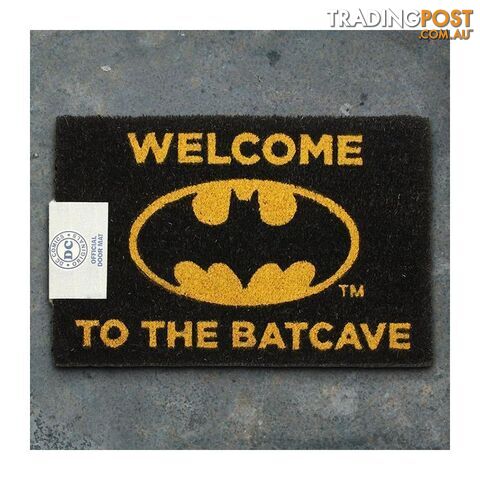 DC Comics Batman Welcome To The Batcave Doormat