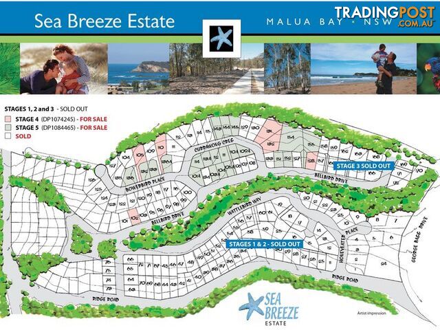 Lot 101 Currawong Crescent- Sea Breeze   Stage 4 MALUA BAY NSW 2536