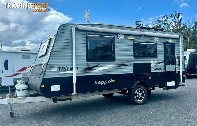 USED 2013 RETREAT KEPPEL SEMI OFF ROAD CARAVAN 1 AXLE