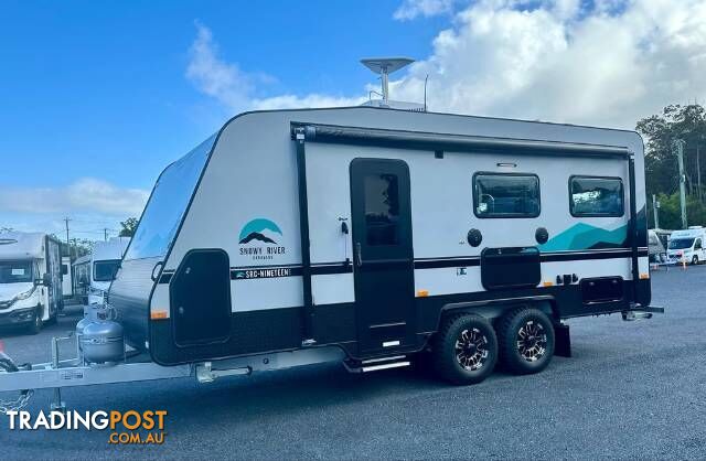 NEW 2024 SNOWY RIVER SRC19E ELECTRIC BED CARAVAN 2 AXLE