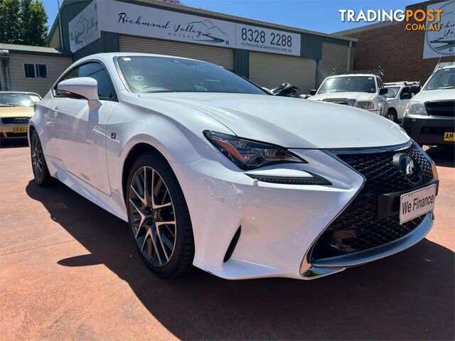 2017 LEXUS RC350 FSPORT GSC10RMY17 2D COUPE