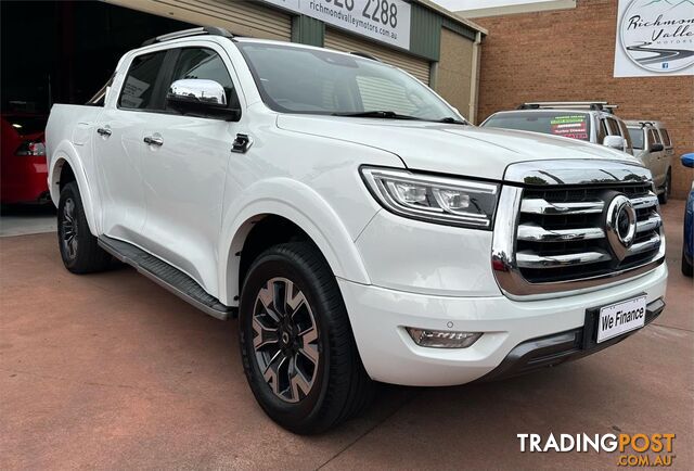 2021 GWM UTE CANNON L  DUAL CAB UTILITY