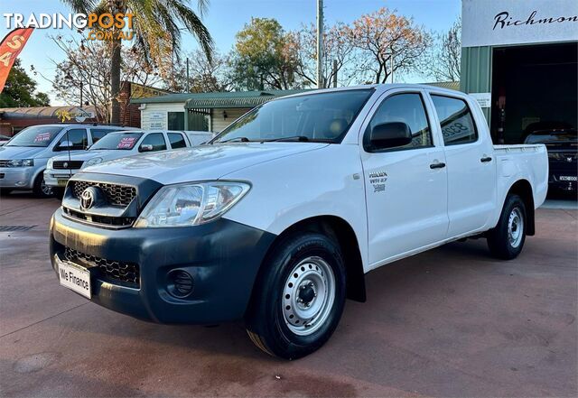 2010 TOYOTA HILUX WORKMATE TGN16R09UPGRADE DUAL CAB P/UP
