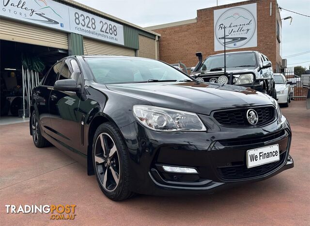 2016 HOLDEN COMMODORE SV6BLACKEDITION VFIIMY16 4D SEDAN