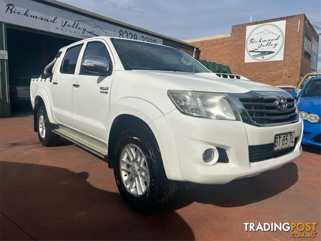 2012 TOYOTA HILUX SR5 KUN26RMY12 DUAL CAB P/UP