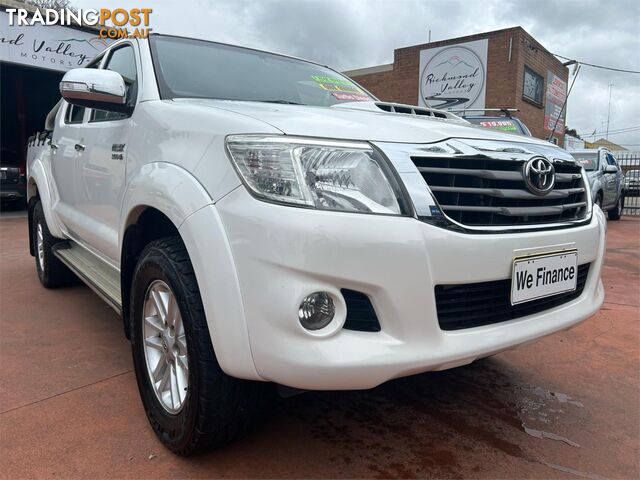 2012 TOYOTA HILUX SR5 KUN26RMY12 DUAL CAB P/UP