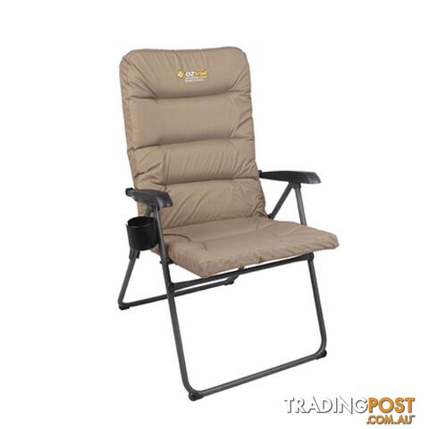 OZtrail Coolum 5 Position Arm Chair 