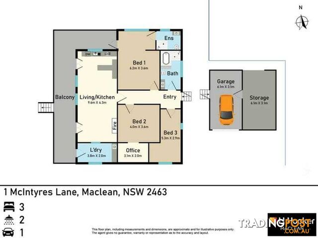 1 McIntyres Lane MACLEAN NSW 2463