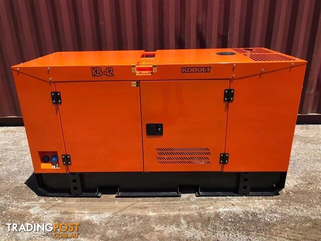 2021 Unused KOBOLT KB42 Silenced 40 kVA Generator