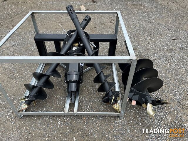 Unused 2022 Auger Attachment Set - To Suit Skid Steer