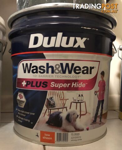 Dulux Wash & Wear - Resene Double Alabaster 15lt