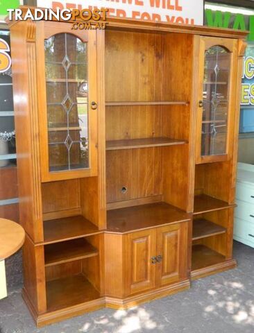 Huge Solid Wood Wall TV Display Unit !!!