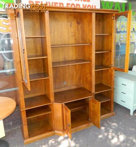 Huge Solid Wood Wall TV Display Unit !!!