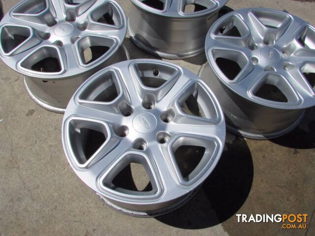 Set of 4 Ford Ranger 17" Factory Alloy Rims 6 stud pattern !!! - photo 5 of 5