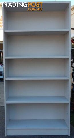 Bookshelves - bookcases - light grey - sturdy - adjustable