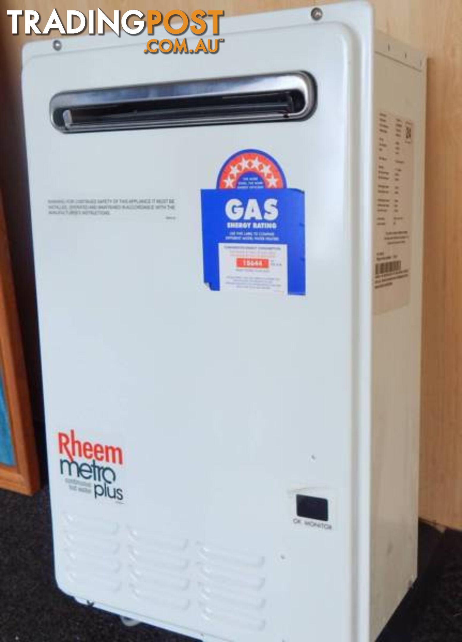 Rheem Metro Plus Gas Hot Water System