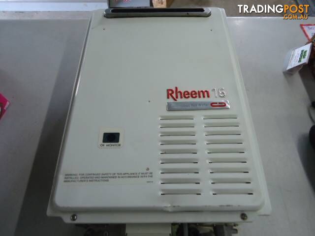 RHEEM 16 NATURAL GAS INSTANT HOT WATER SERVICE