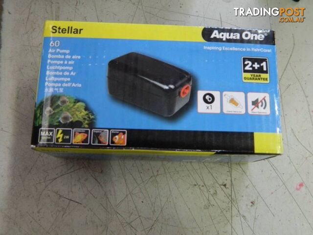 Brand New Aqua One Stellar 60 Fish Air Pump !!!