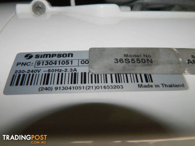 Simpson Eziset505 5.5KG Top Loader Washing Machine