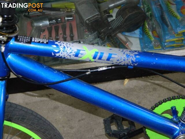 Amazing blue Exile BMX Bicycle