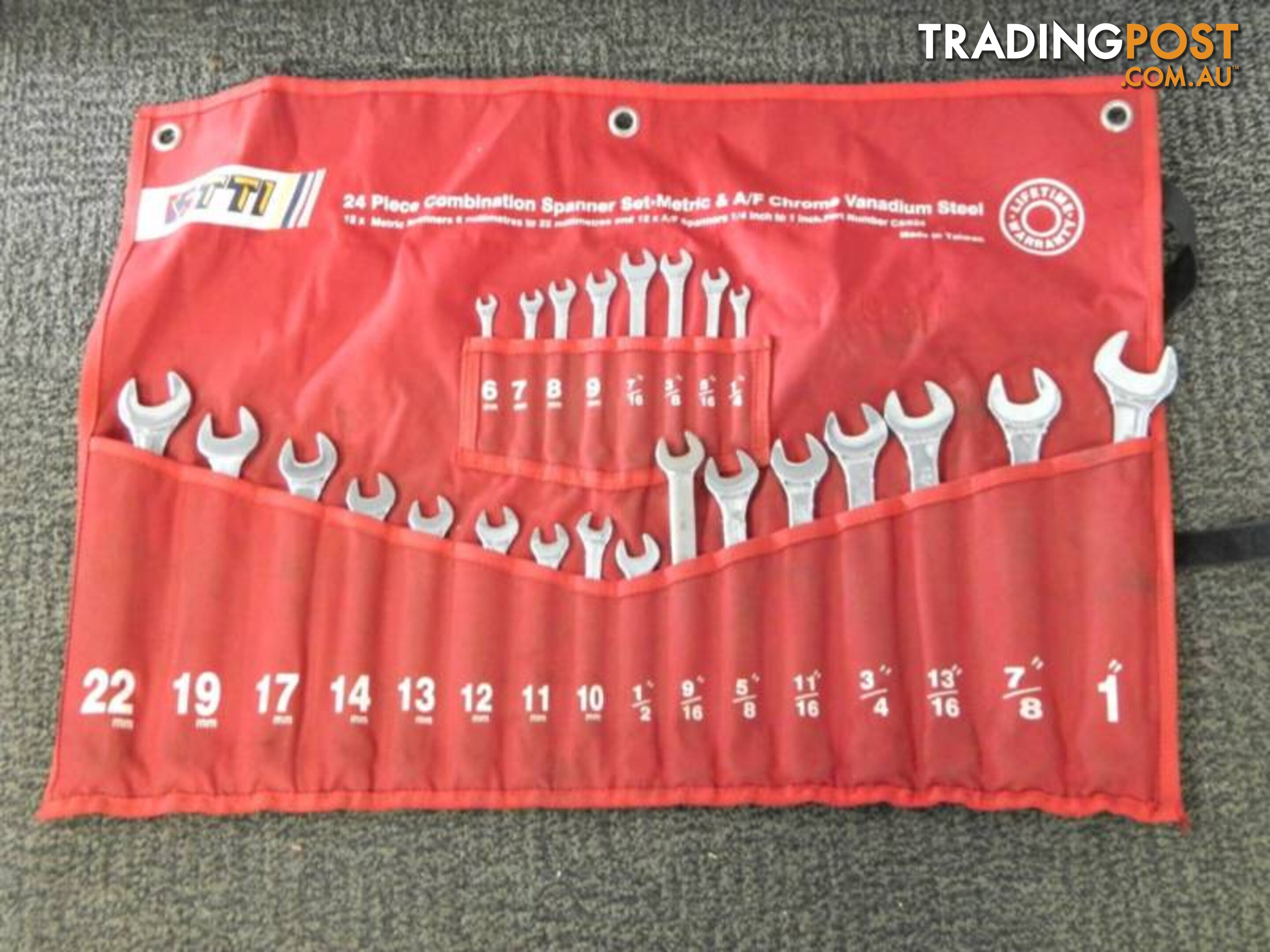 TTI 24 Piece Metric & AF Combination Spanner Set !!!