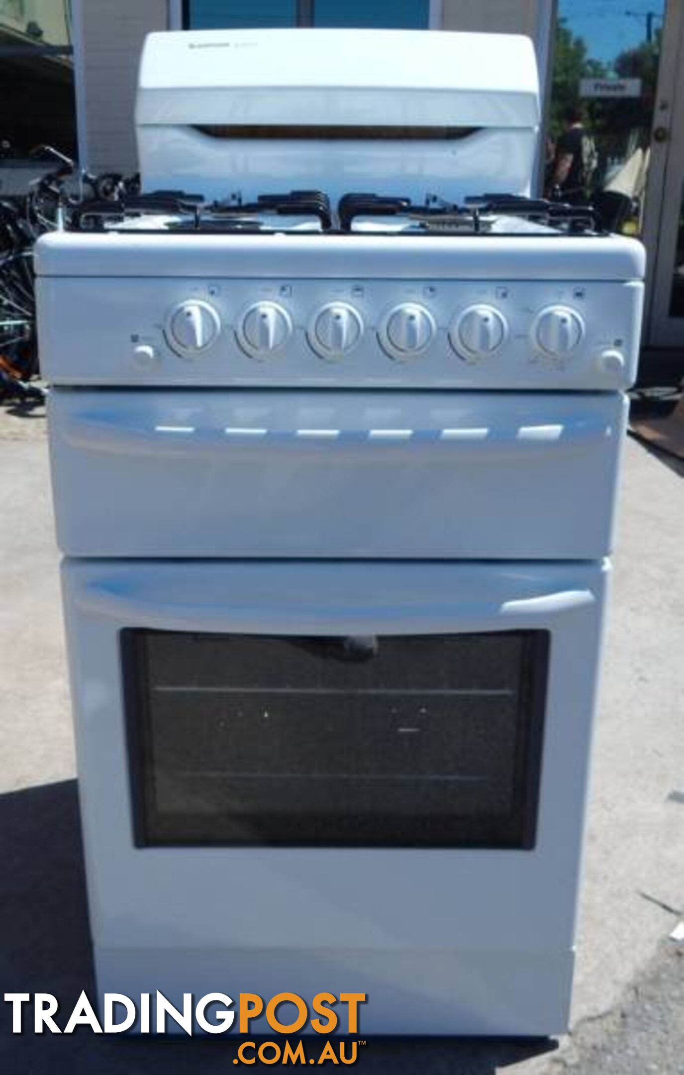 SIMPSON EZISET GAS OVEN 4 BURNER COOKTOP