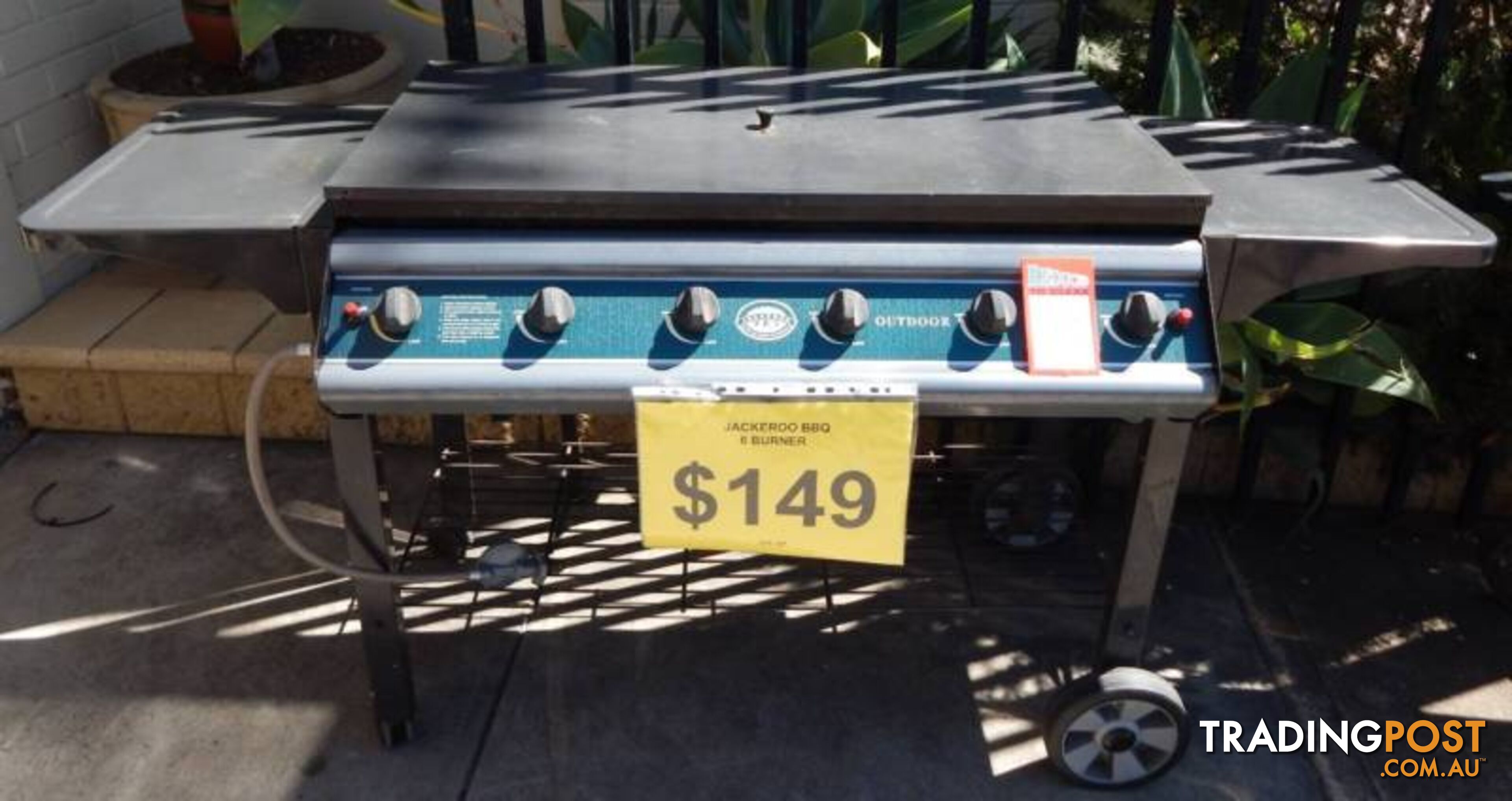 ACKAROO BBQ GAS 6 BURNER