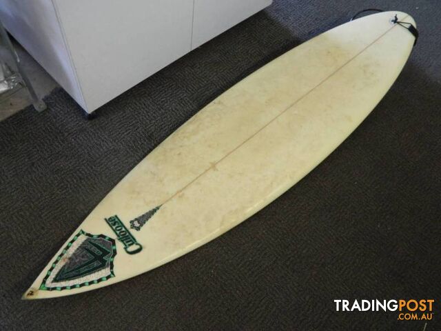 1.8m Cutloose Surfboard hand made by Jeff Hardick - photo 2 of 5