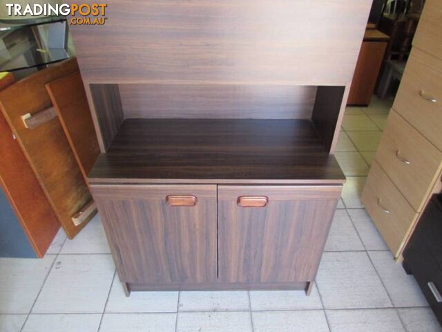 RETRO WOODEN CUPBOARD WITH GLASS DISPLAY DOORS !!! - photo 2 of 5