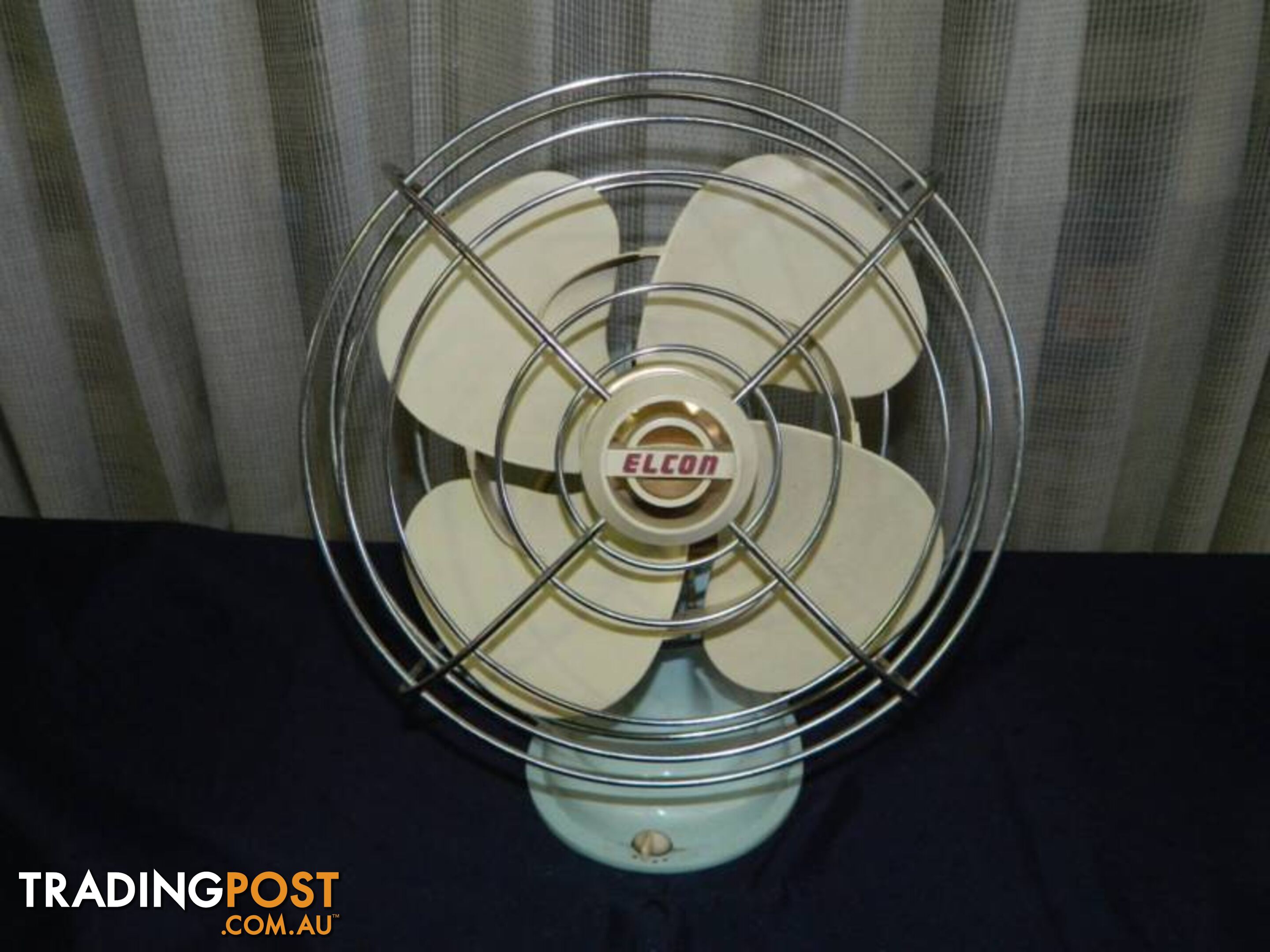 Vintage Retro Elcon Adjustable Speed Fan