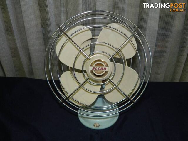 Vintage Retro Elcon Adjustable Speed Fan