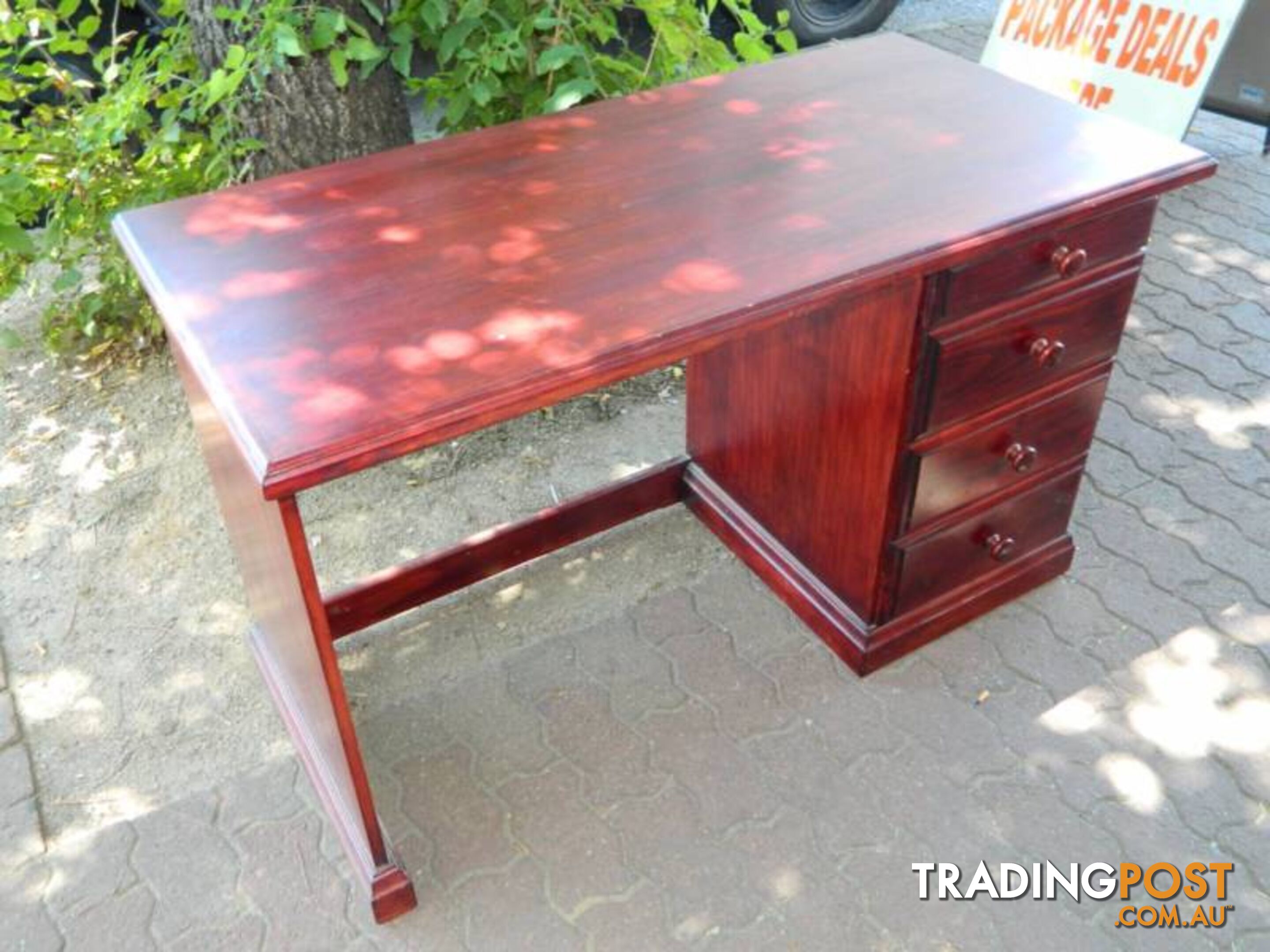 Lovely Solid Wood Study / Office Desk with Drawers