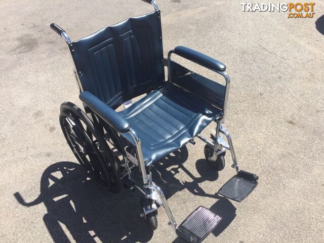 Wheelchair extra wide seat 220kg fold up self propelled like new