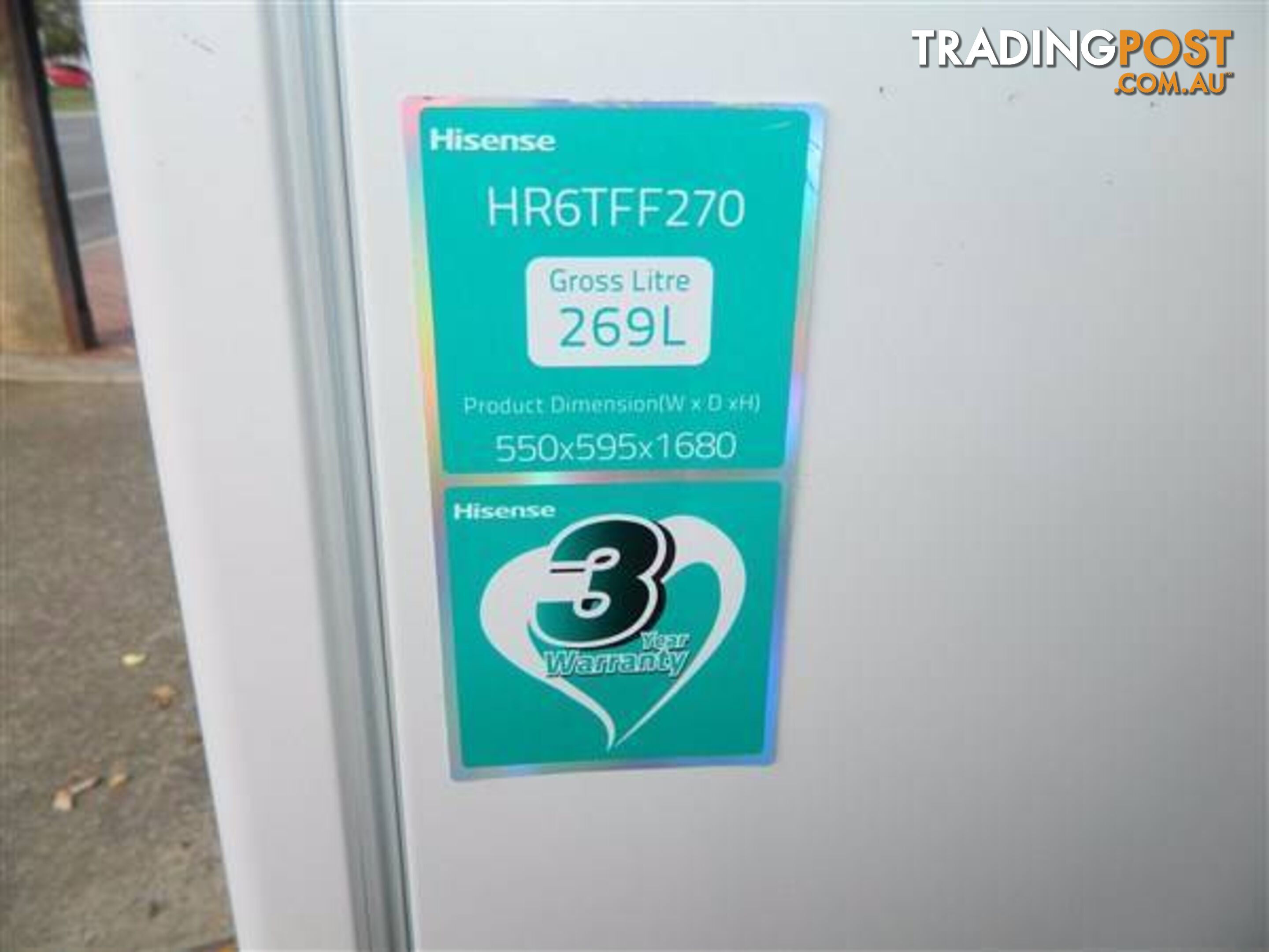 1AMAZING HISENSE 269L FRIDGE/FREEZER, GREAT CONDITION6