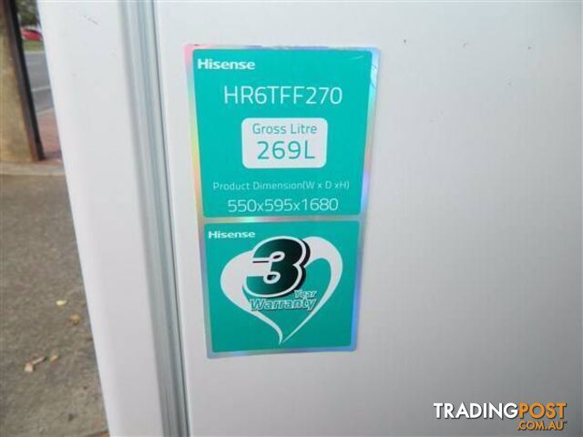 1AMAZING HISENSE 269L FRIDGE/FREEZER, GREAT CONDITION6