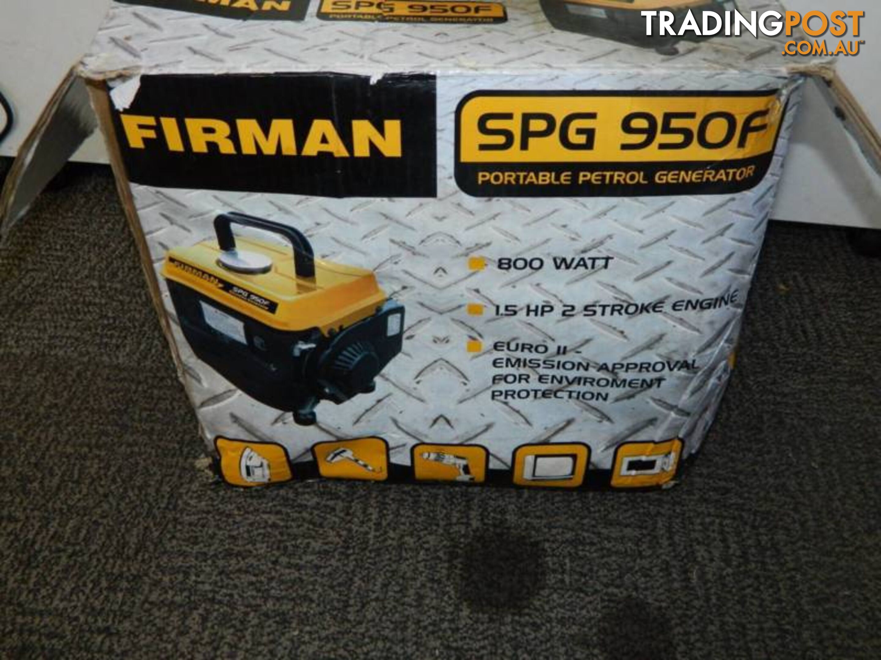 Compact Portable 800w Firman Generator SPG 950F !!!