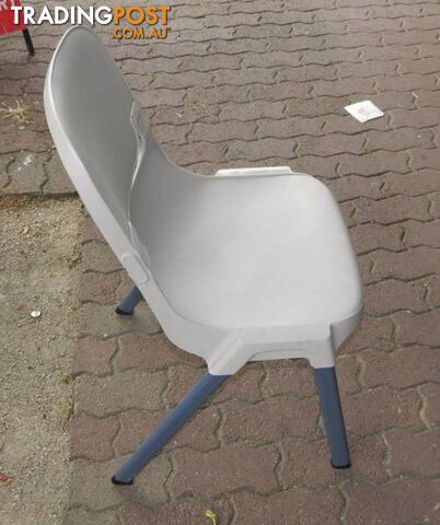 Sturdy Sebel Plastic Stackable Chairs x7 Great for parties