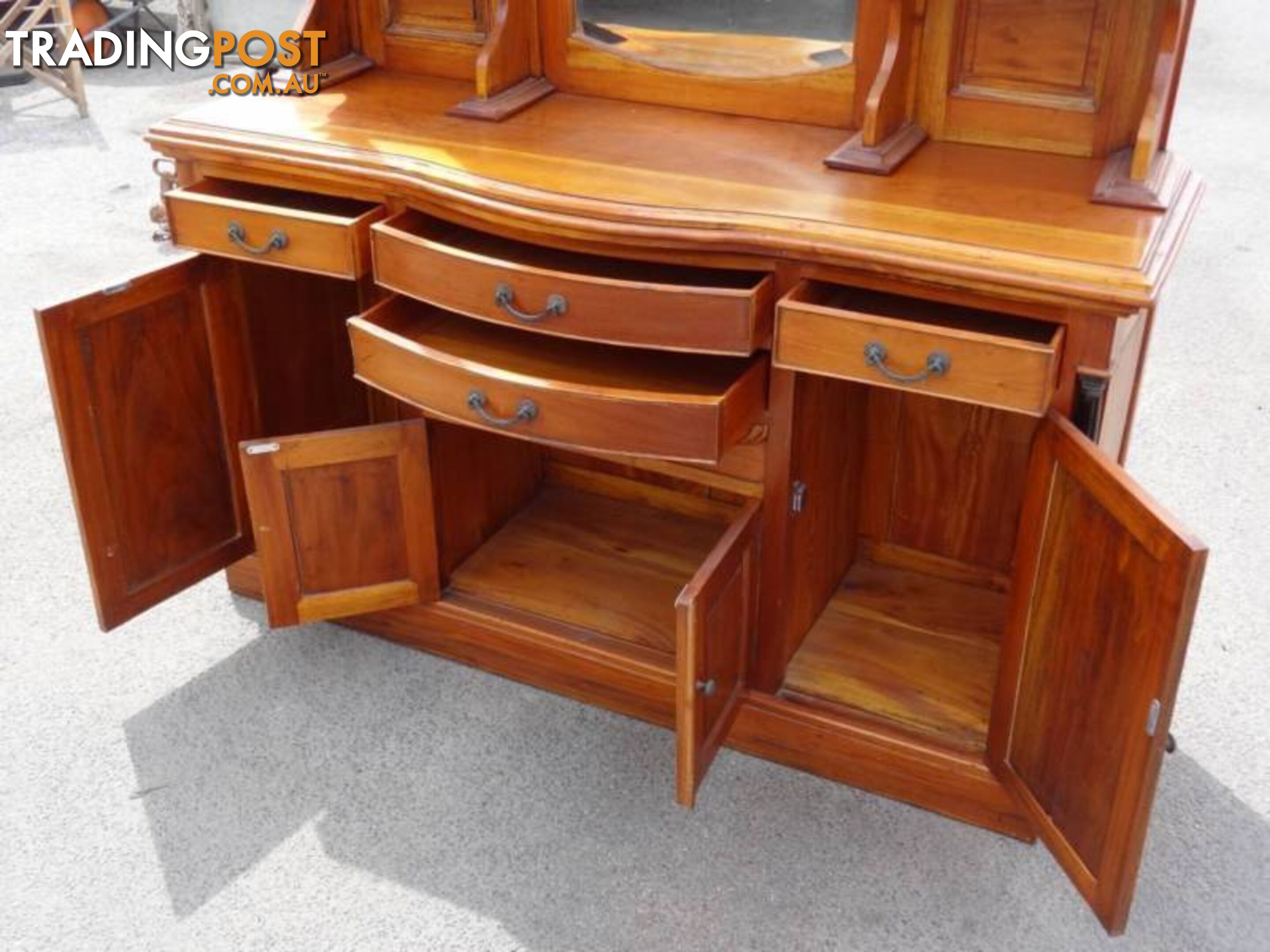 Stunning Edwardian Style Mirror Backed Sideboard