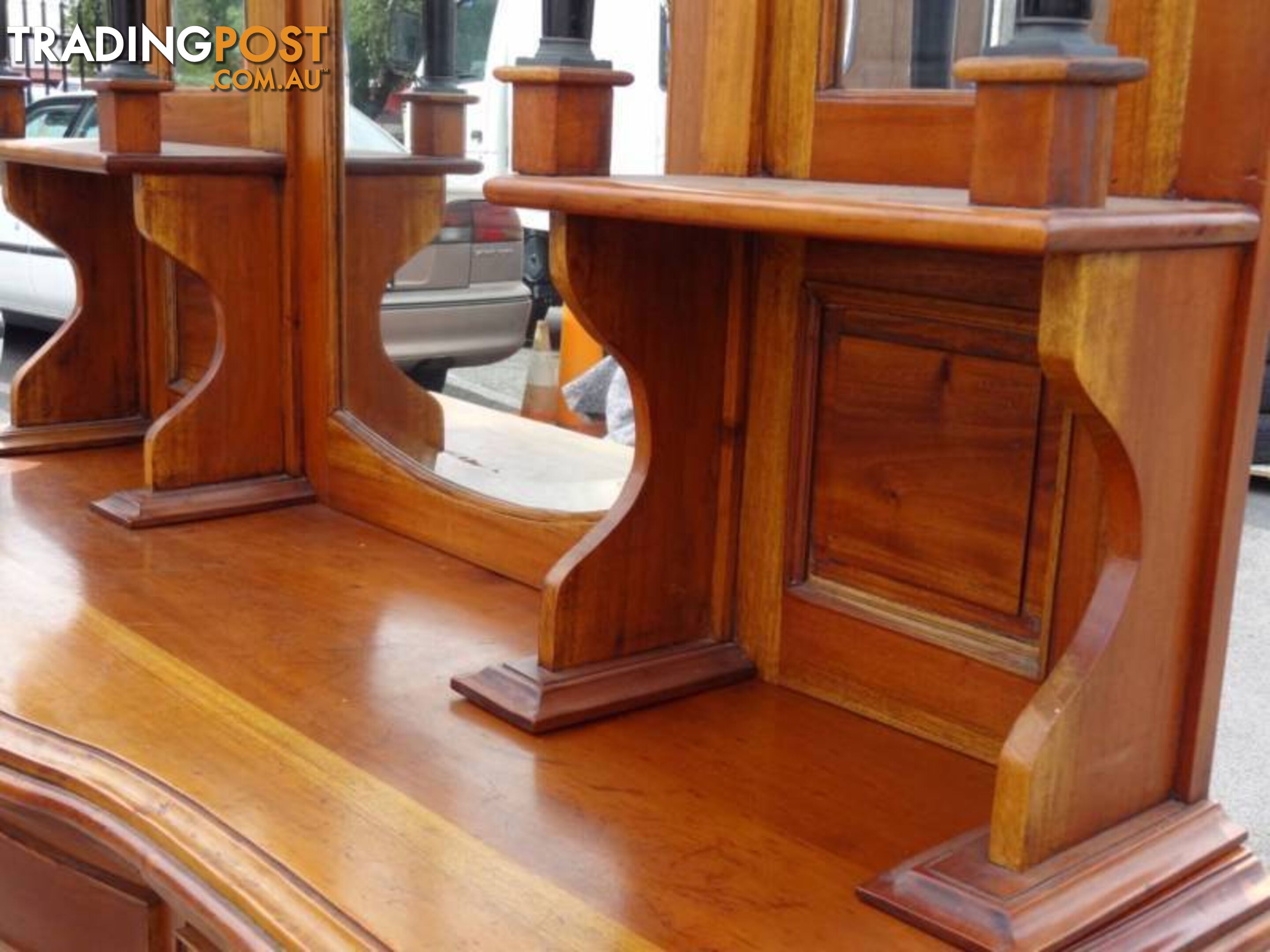 Stunning Edwardian Style Mirror Backed Sideboard