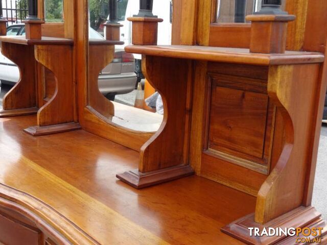 Stunning Edwardian Style Mirror Backed Sideboard