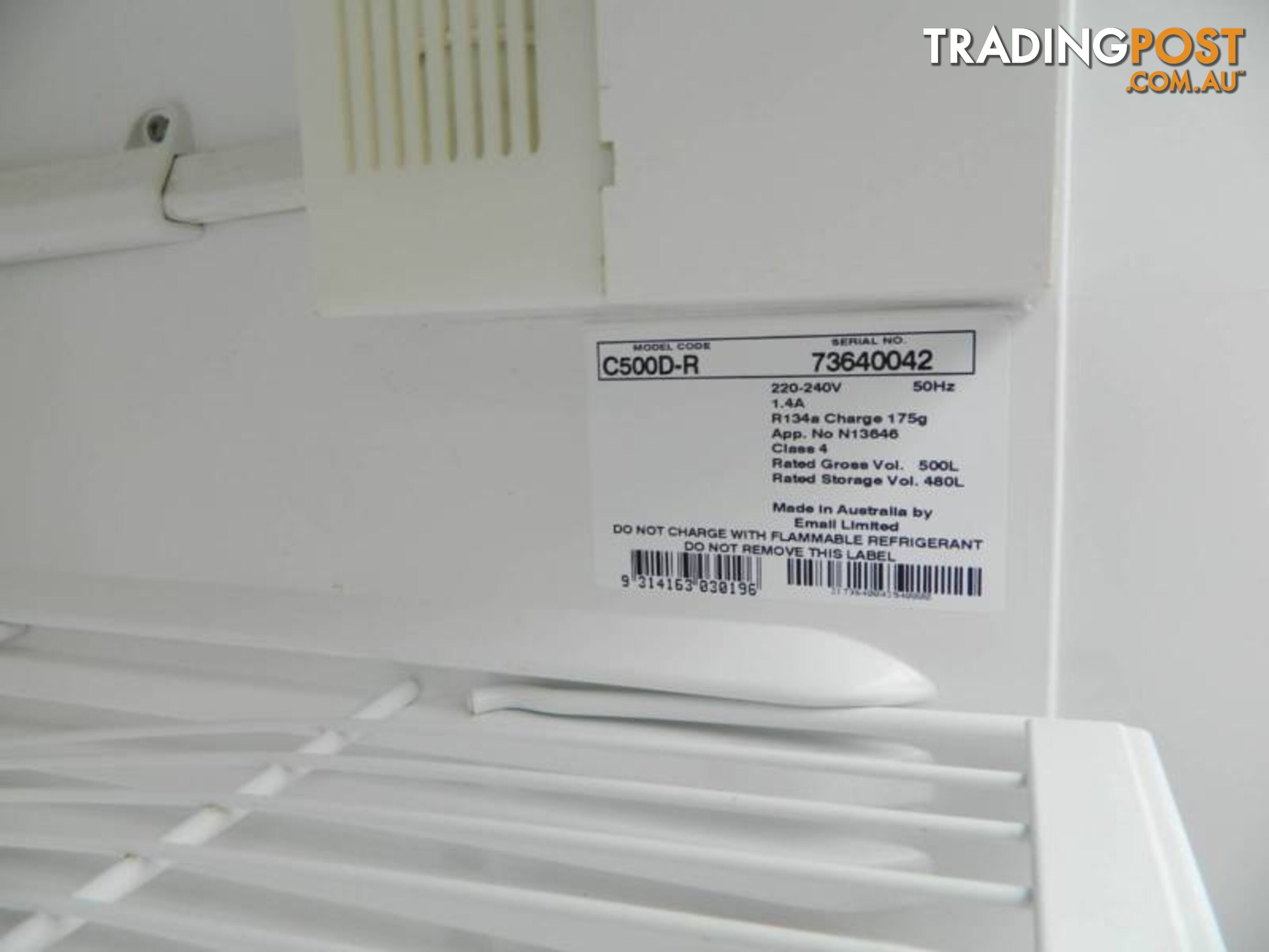 Kelvinator Fridge/Freezer Impression Series 500L
