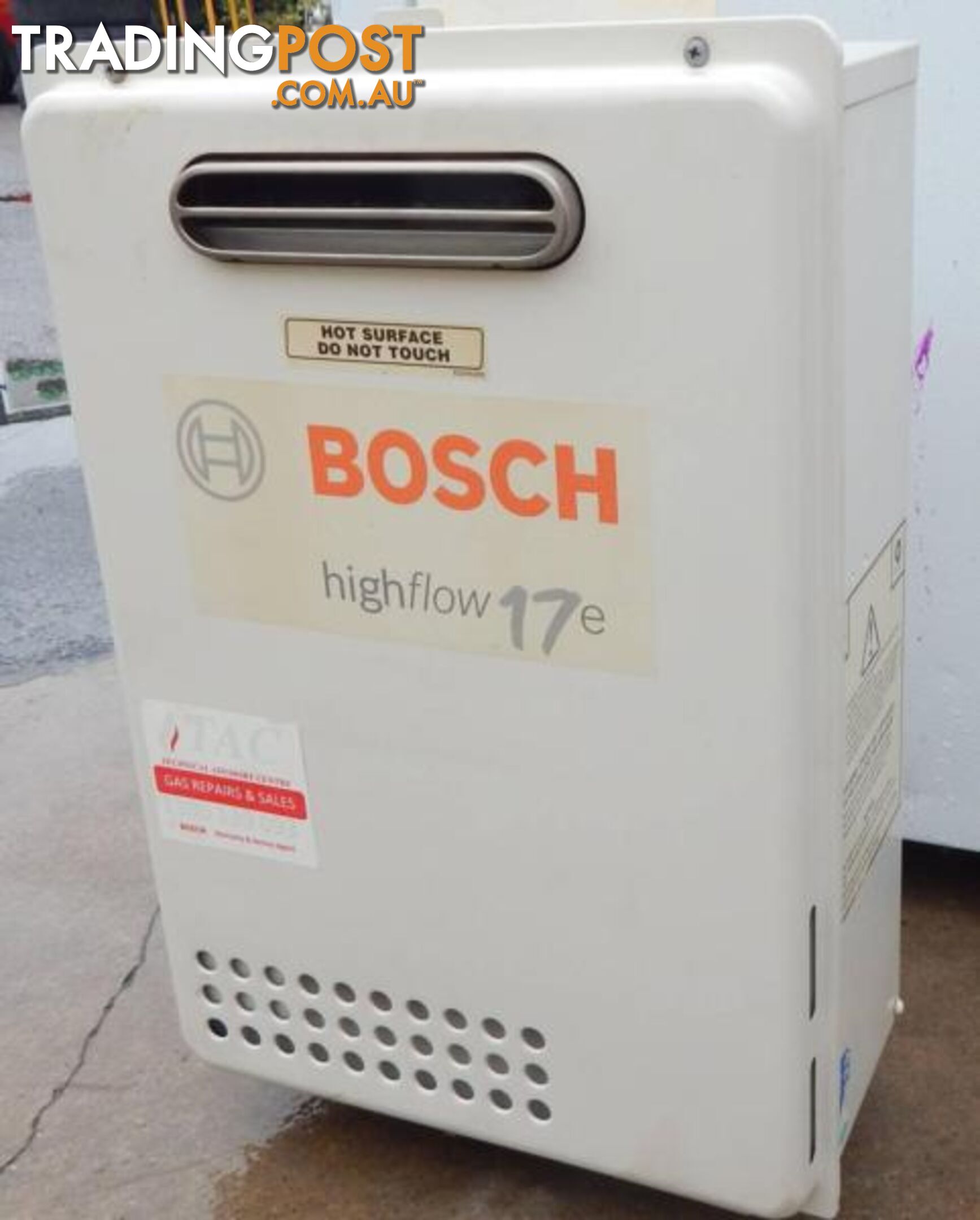 Bosch Gas Highflow 17e Hot water system