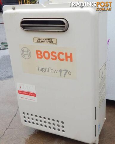 Bosch Gas Highflow 17e Hot water system