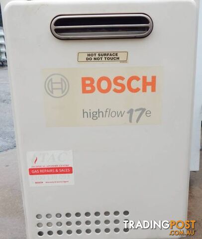 Bosch Gas Highflow 17e Hot water system