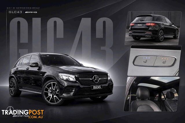 2018 MERCEDES-BENZ GLC-CLASS GLC43 AMG 9G-TRONIC 4MATIC X253 809MY WAGON
